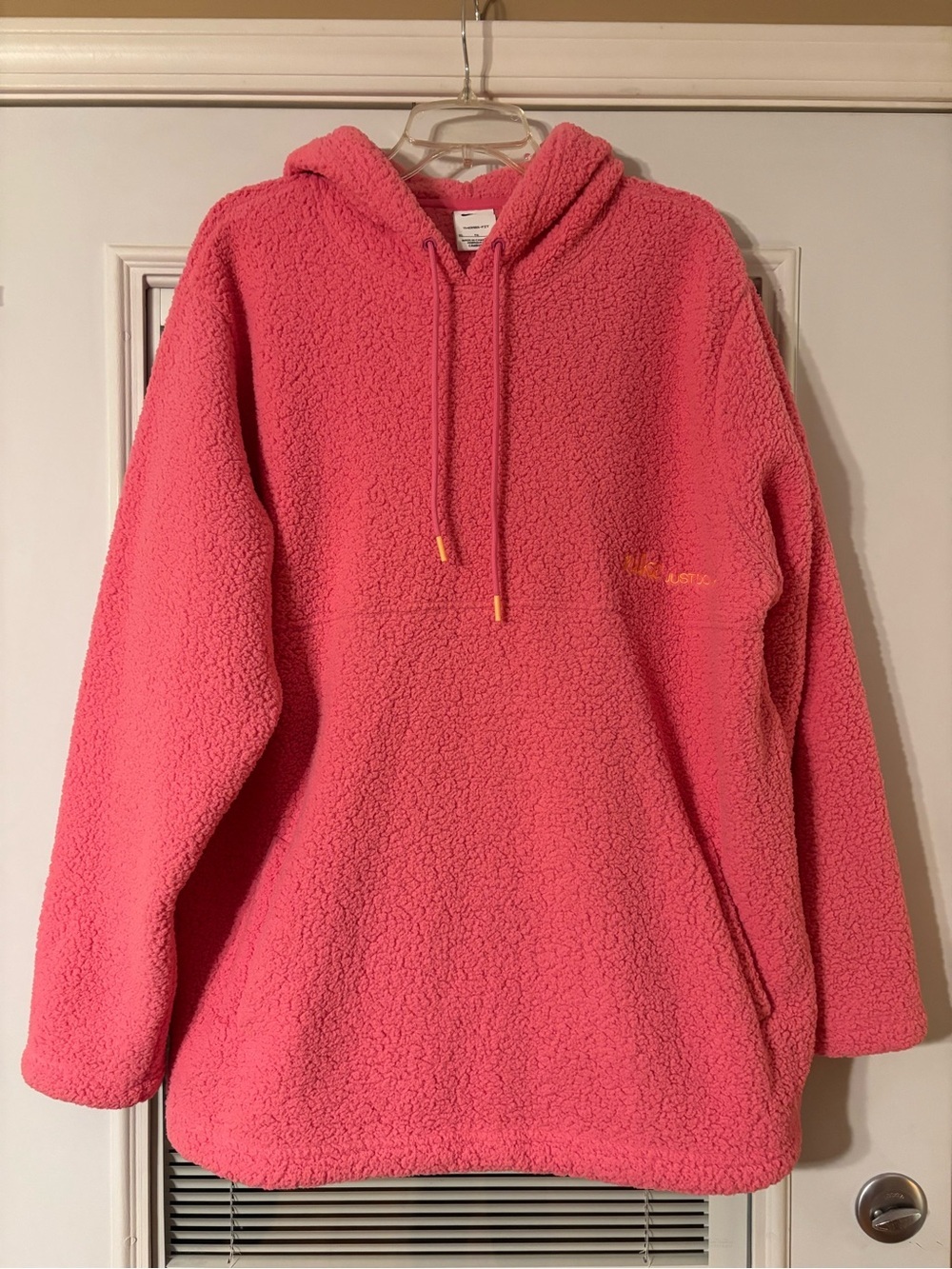 Nike Pink Sherpa Therma-FIT Hoodie